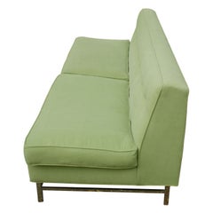 Harvey Probber Sofa mit Bronzefuß aus Bronze