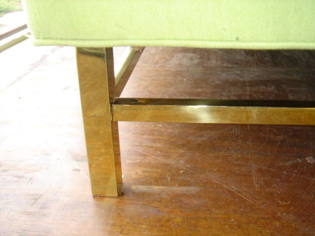 Harvey Probber Bronze Base Sofa im Zustand „Gut“ im Angebot in Pasadena, TX