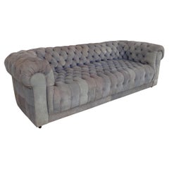 Vintage Edward Wormley Style Chesterfield Sofa 