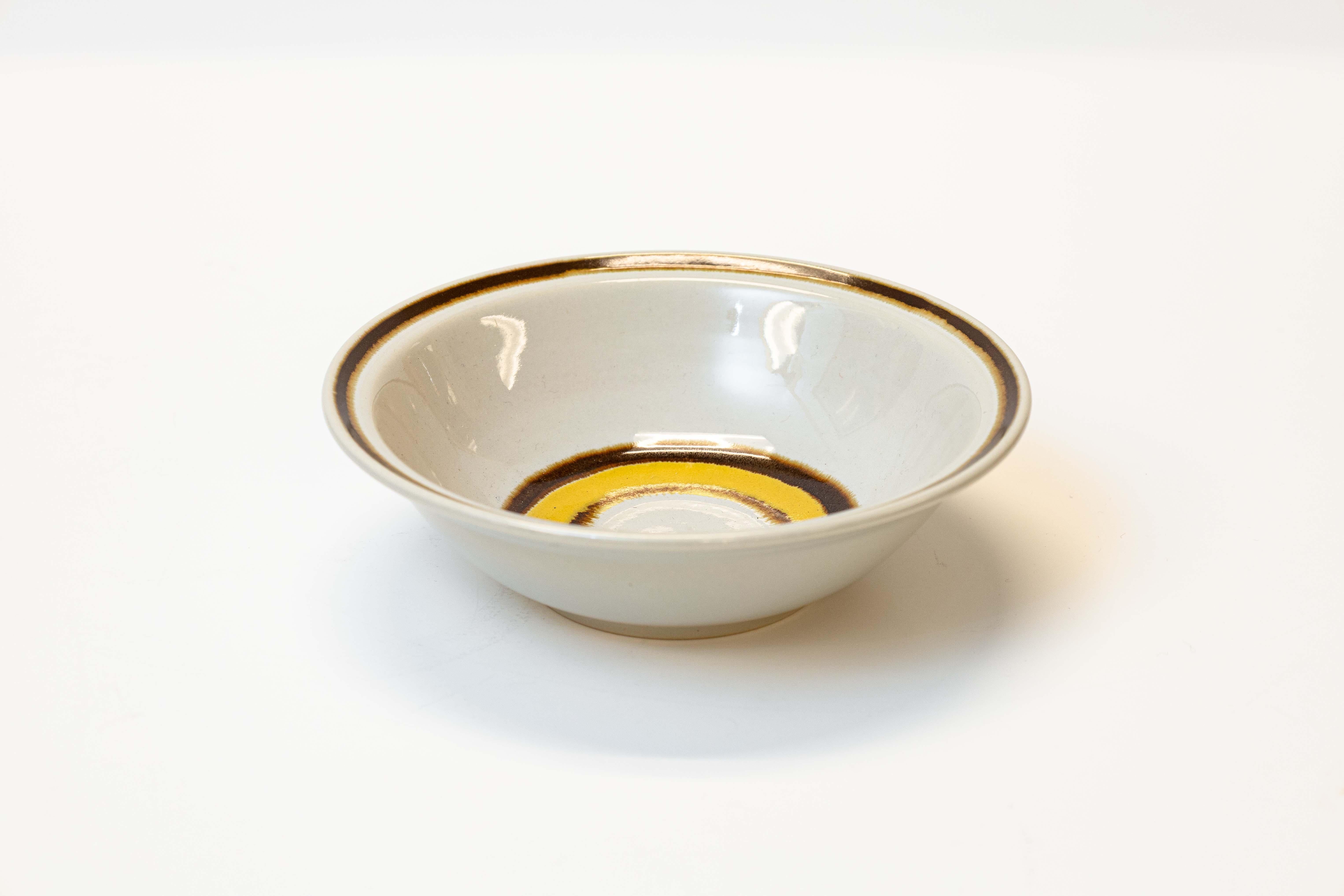 Céramique Service de table de 75 pièces Electra Casual Ceram Rondo Gold Japanese Stoneware MCM en vente