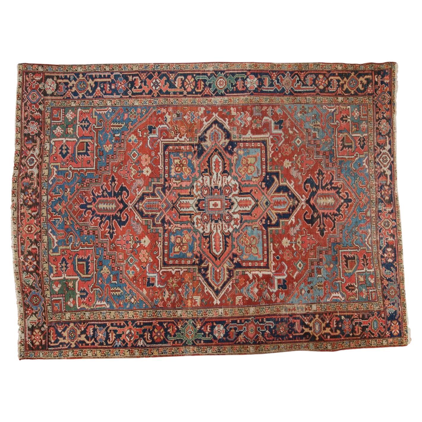 Antique Heriz Carpet, Persia For Sale at 1stDibs