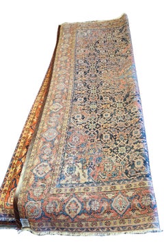7.5'x11' Rare, Antique Viss / Arak - Persian Rug - Rust