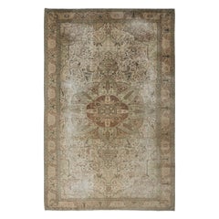 7.5x11.6 Ft Tappeto in lana vintage unico nel suo genere, Tappeto anatolico annodato a mano