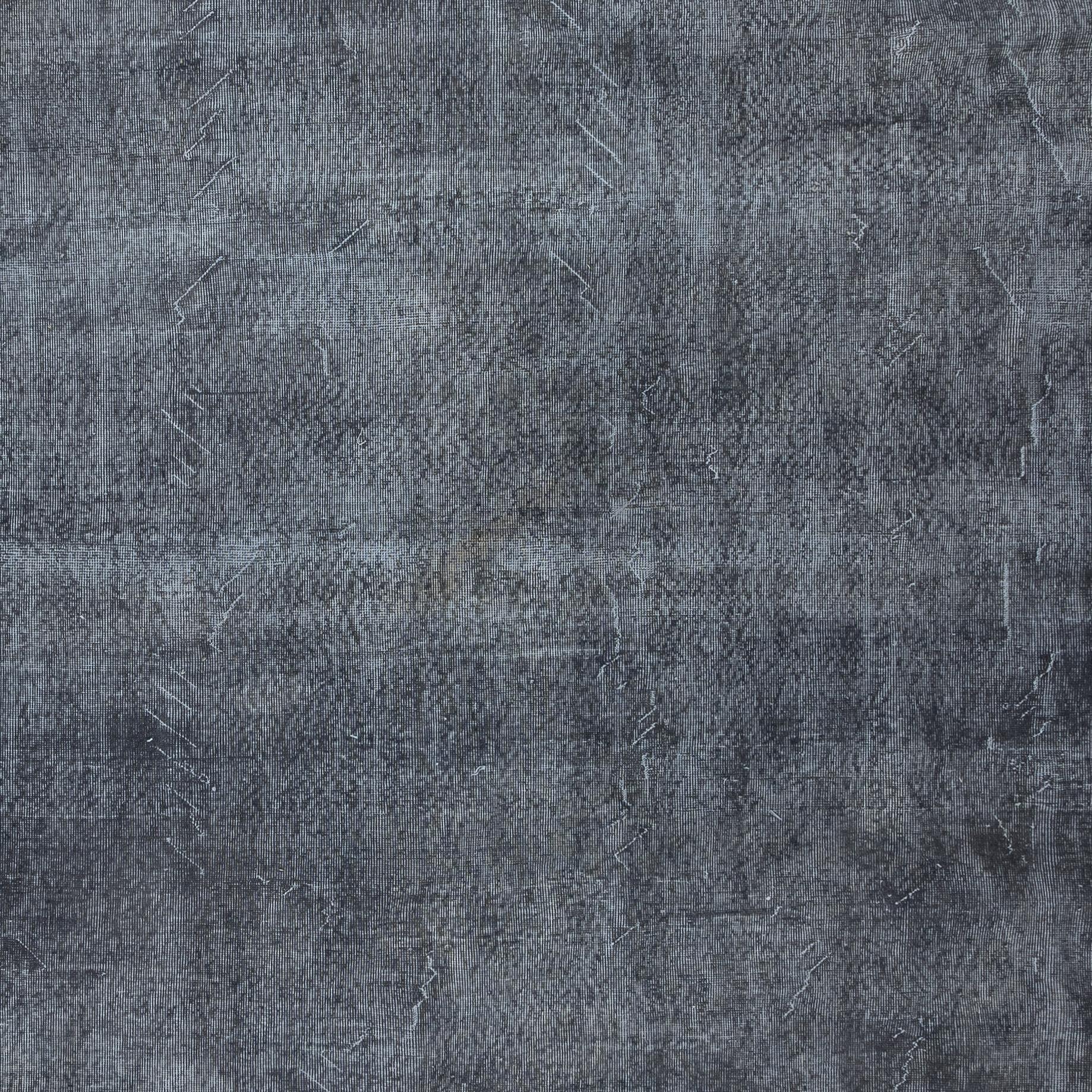 Handgefertigter türkischer großer Teppich in Grau, moderner Oversize-Teppich in Übergröße 7,5x12.4 Ft (Handgewebt) im Angebot