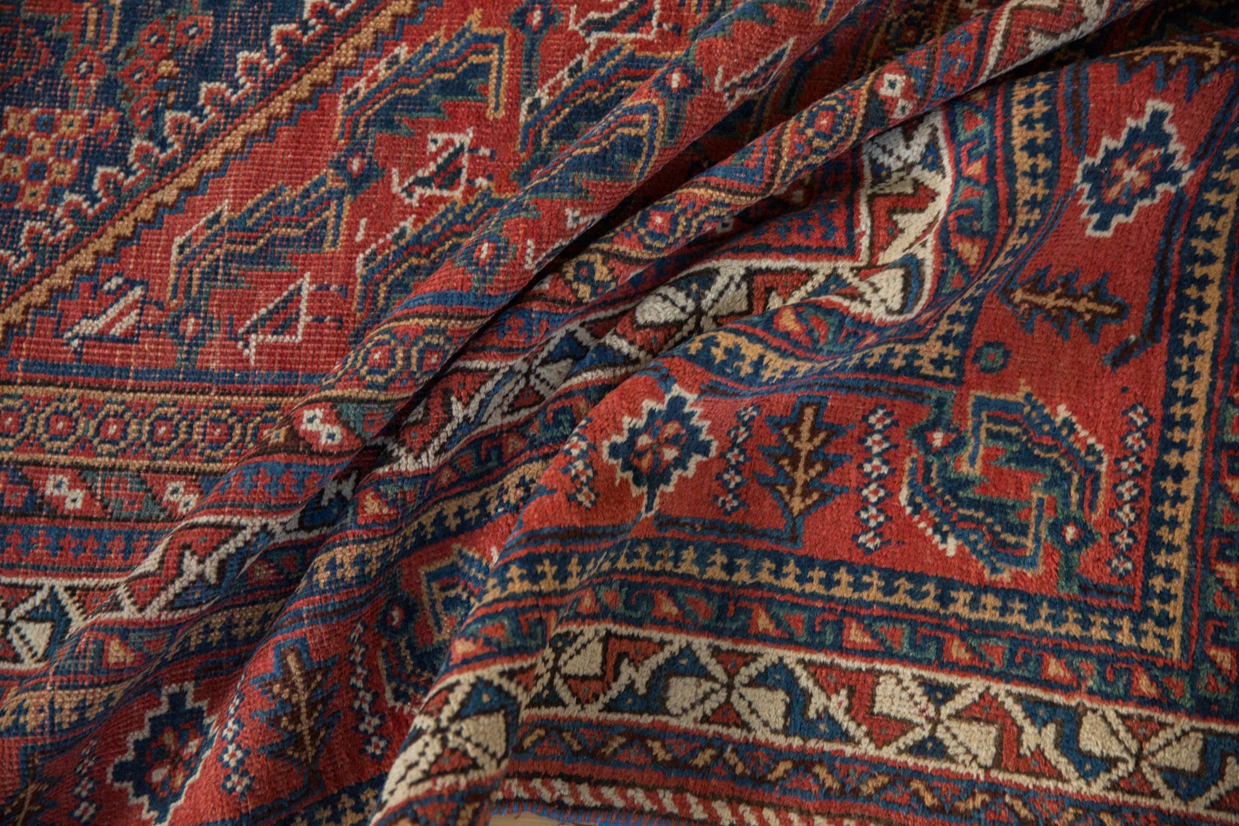 Other Vintage Afshar Carpet Runner For Sale