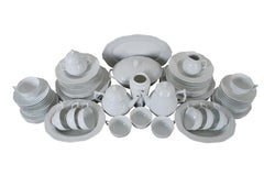 76-teiliges Limoges France Ceralene Raynaud Porzellan Hawthorne Tafelgeschirr Tee-Set