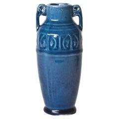 Small Italian Bud Vase in Capri Blue