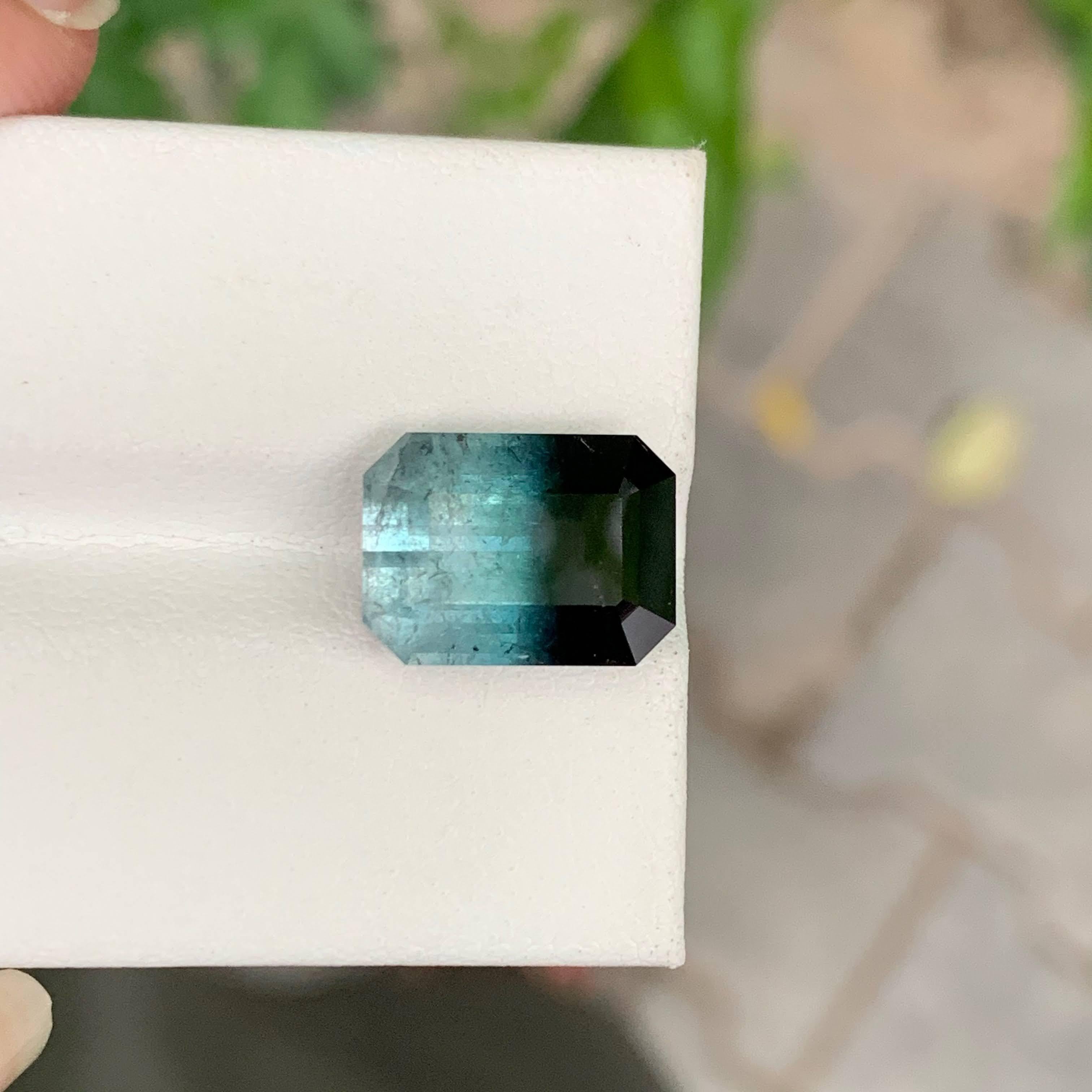 Weight 7.60 carat
Dimensions 12.7x9.9x7.5mm
Treatment None
Origin Afghan 
Clarity SI
Shape Cut Emerald 




The 7.60 Carat Natural Loose Bi Color Tourmaline is a rare and exquisite gemstone showcasing a striking blend of colors that shift