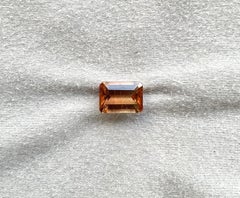 7.60 Carats Peach Tourmaline Octagon Faceted Cut stone Fine Jewelry Natural Gem