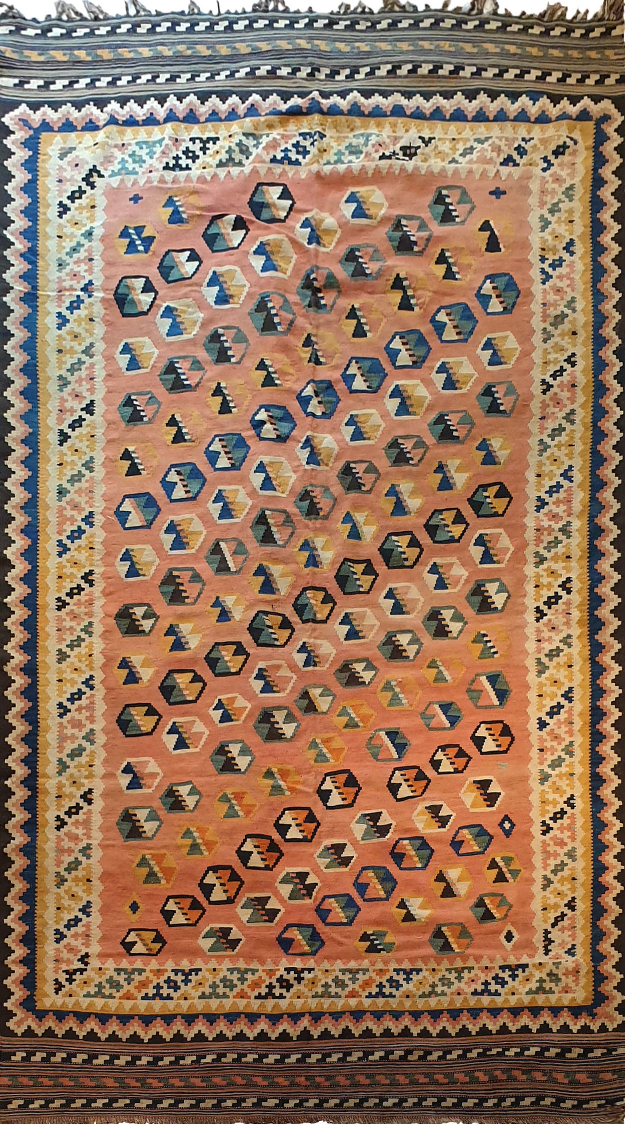761 - Bellissimo kilim vintage di Ghashghai