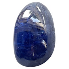 76.13 Carats Rare huge Burmese Blue Sapphire No Heat Tumble for Fine Natural Gem