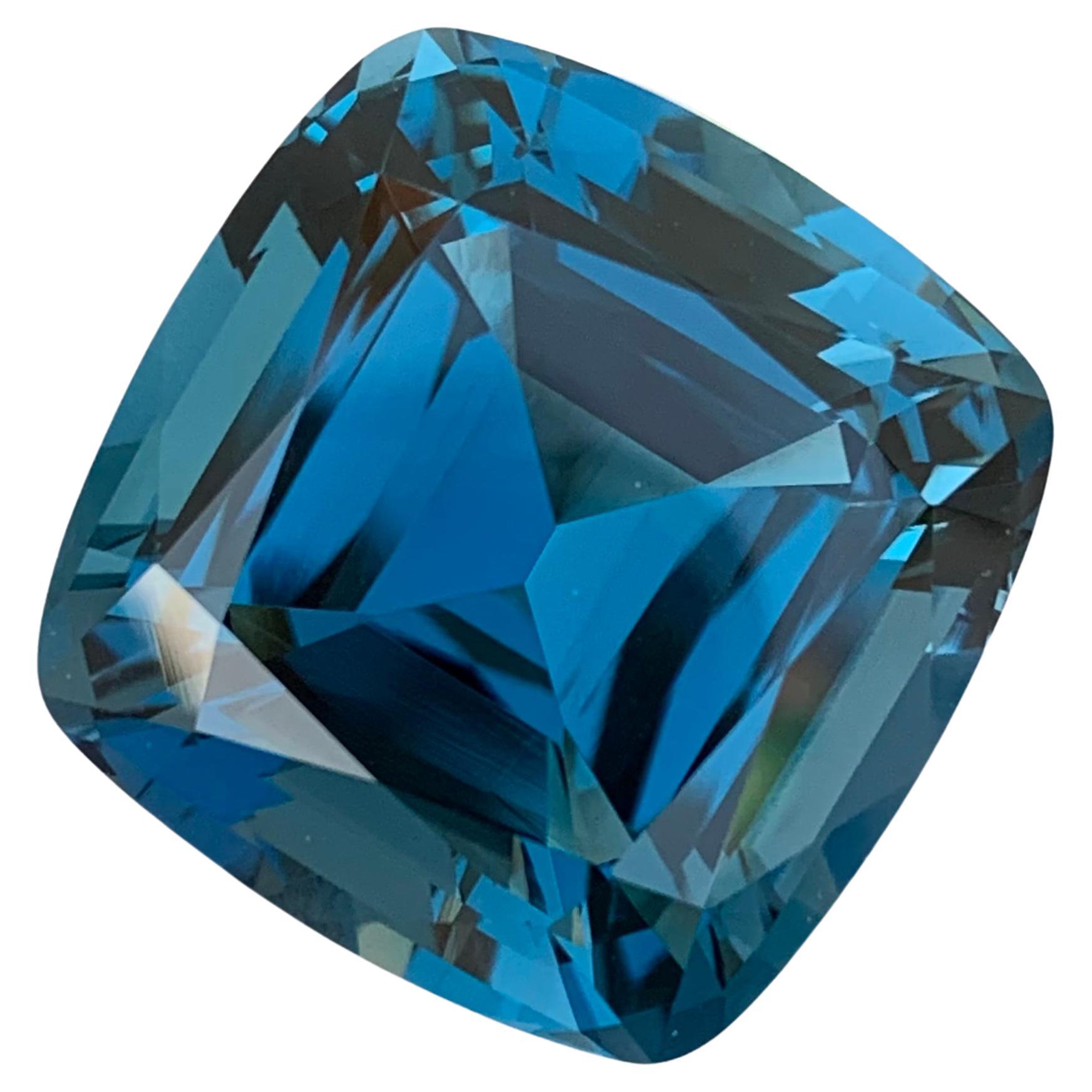 76.25 Carat Gigantic Loose Deep Blue London Blue Topaz From Brazil Mine 