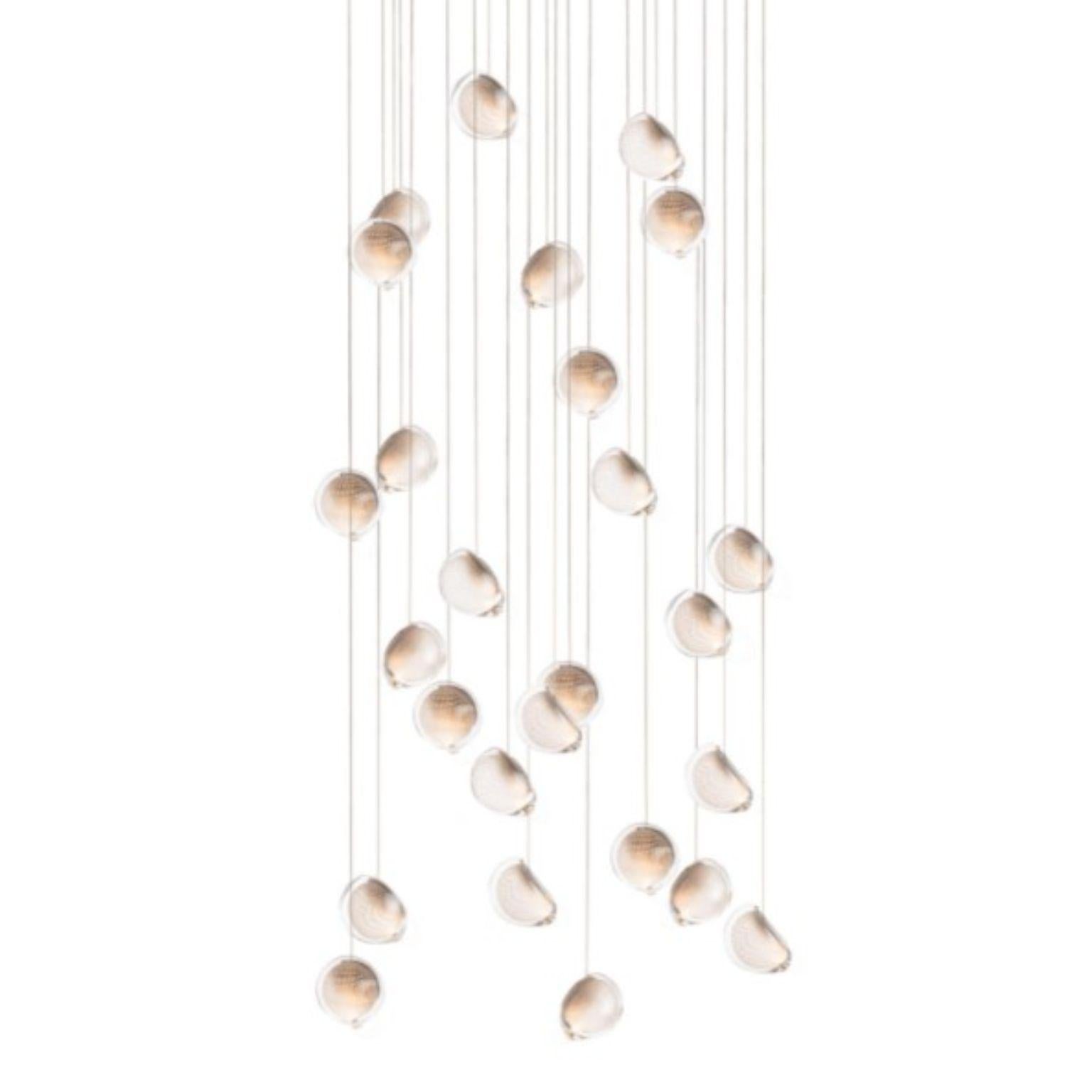 76.26 Pendant by Bocci
Dimensions: D 100 x W 33.5 x H 300 cm
Materials: white powder coated square canopy
Weight: 28.2 kg
Also available in different dimensions.

All our lamps can be wired according to each country. If sold to the USA it will