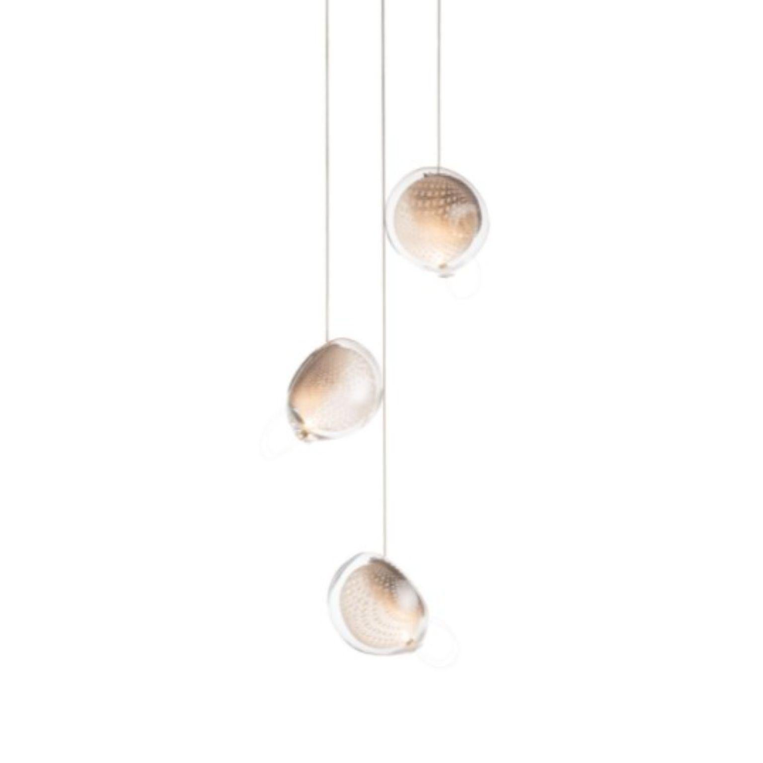76.3 Pendant by Bocci
Dimensions: D 15.2 x H 300 cm
Materials: brushed nickel round canopy
Weight: 2 kg
Also available in different dimensions.

All our lamps can be wired according to each country. If sold to the USA it will be wired for the
