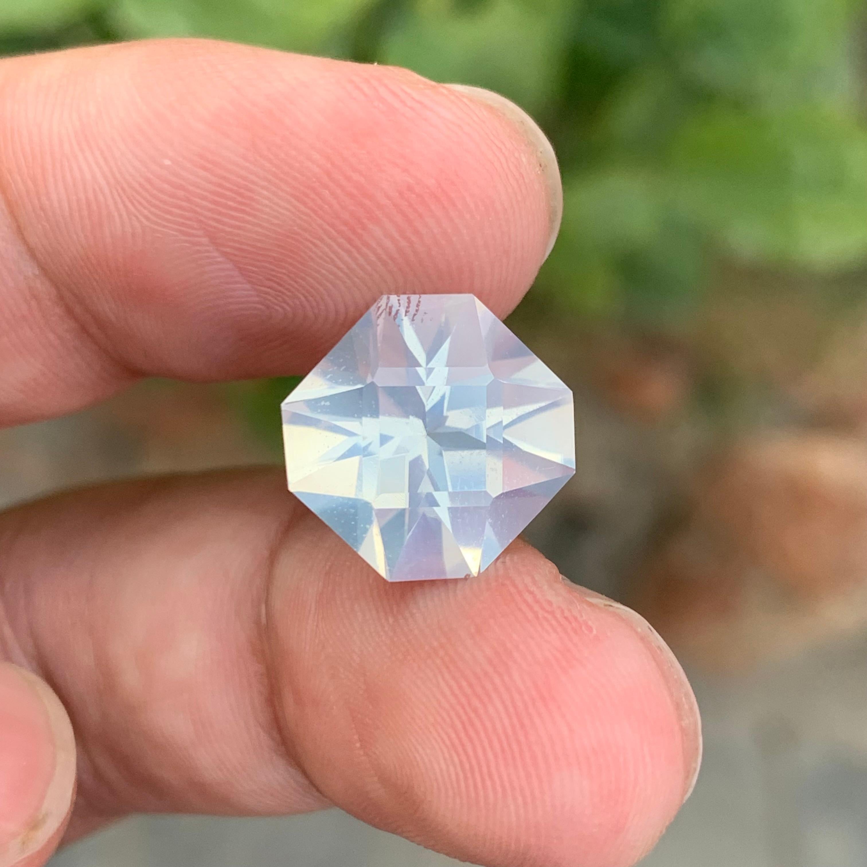 7.65 Carat Natural Loose Moonstone Square Shape Gemstone (pierre de lune en vrac de forme carrée) Neuf - En vente à Peshawar, PK