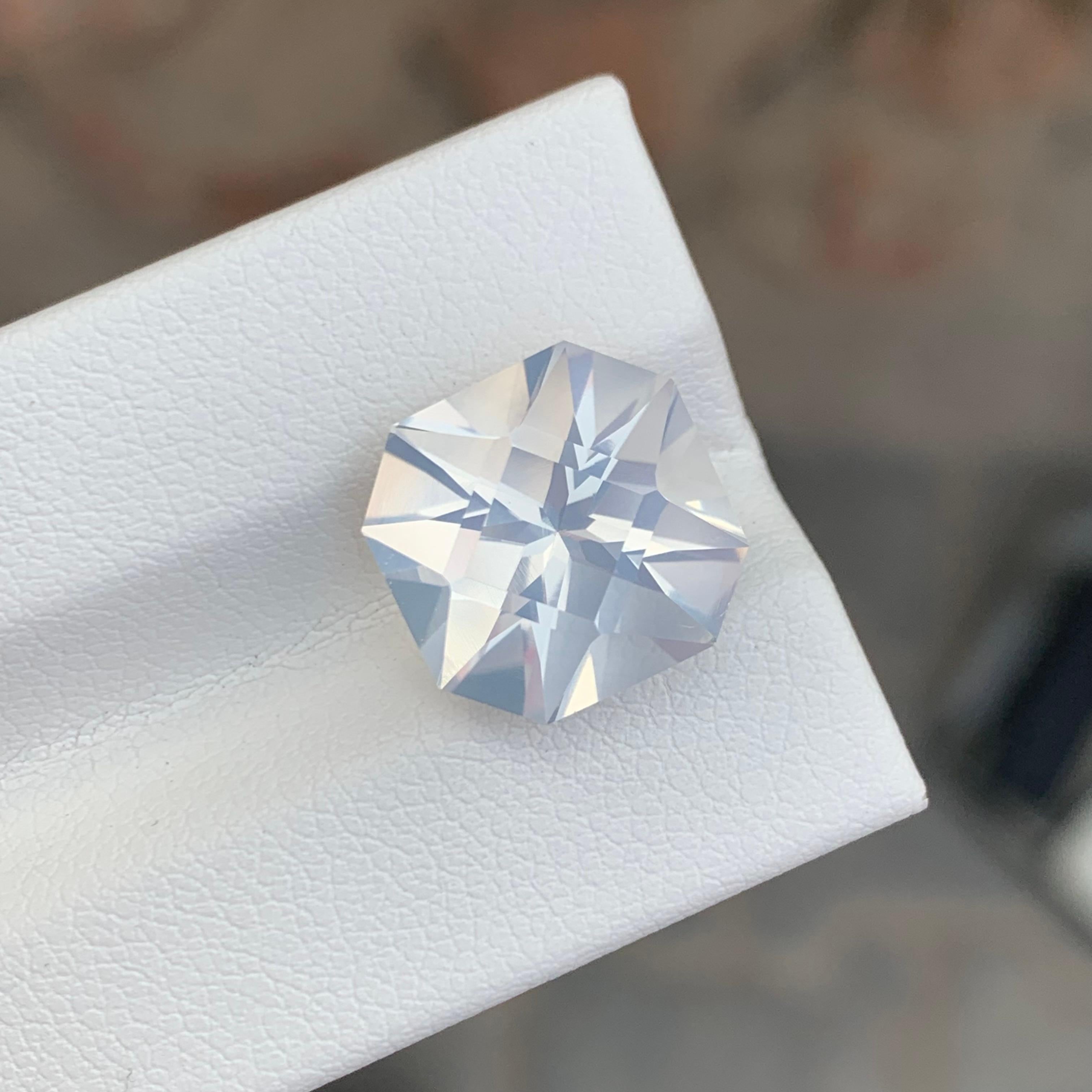 7.65 Carat Natural Loose Moonstone Square Shape Gemstone (pierre de lune en vrac de forme carrée) en vente 3