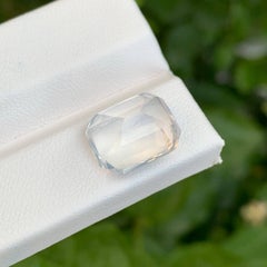 7.65 carats Faceted Moonstone Radiant Cut Natural African Gemstone