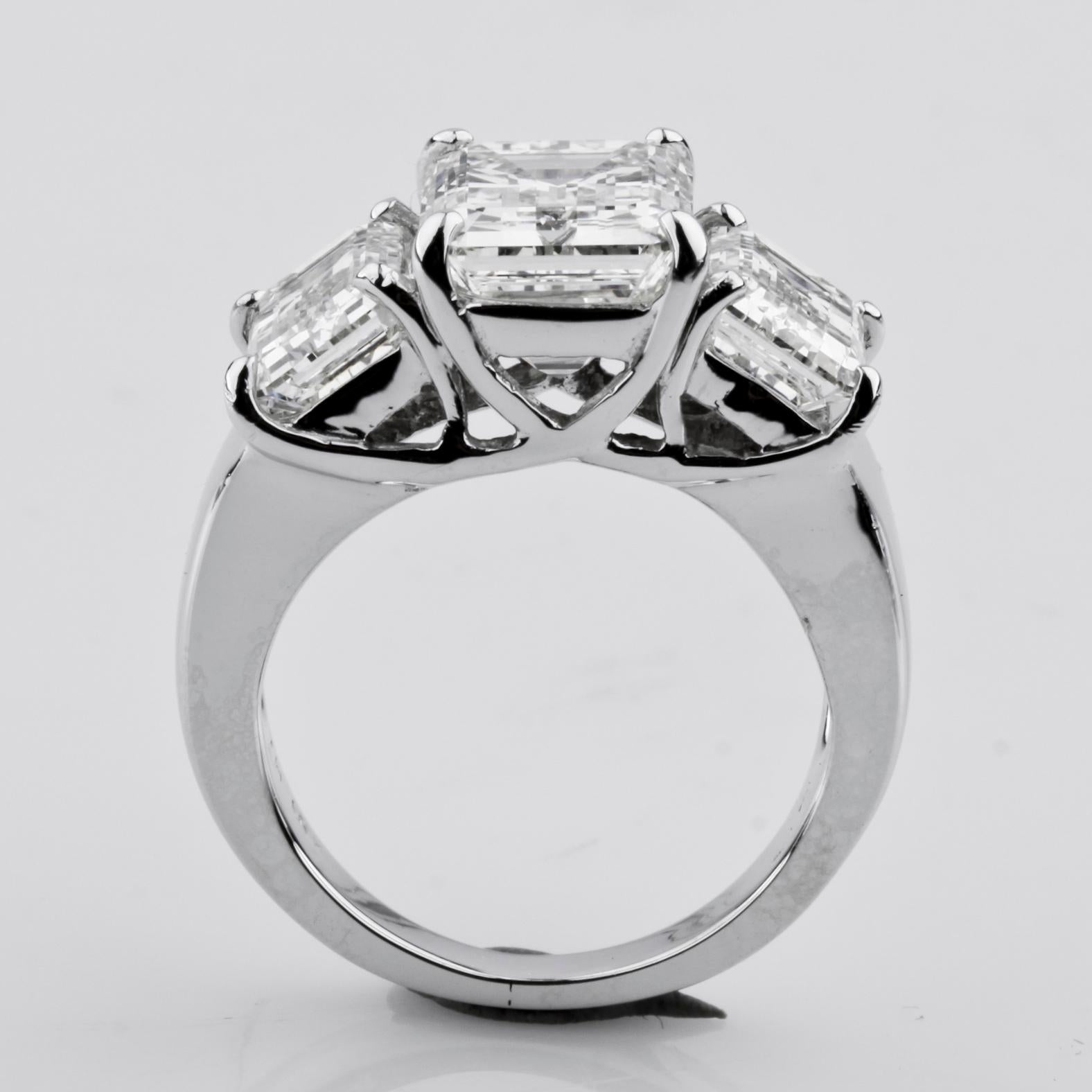 expensive emerald cut engagement rings