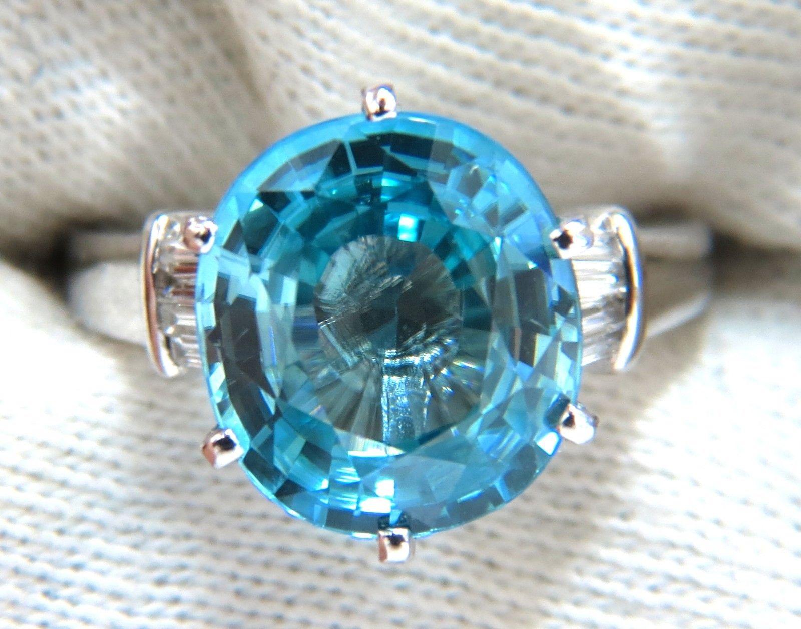 blue zircon ring