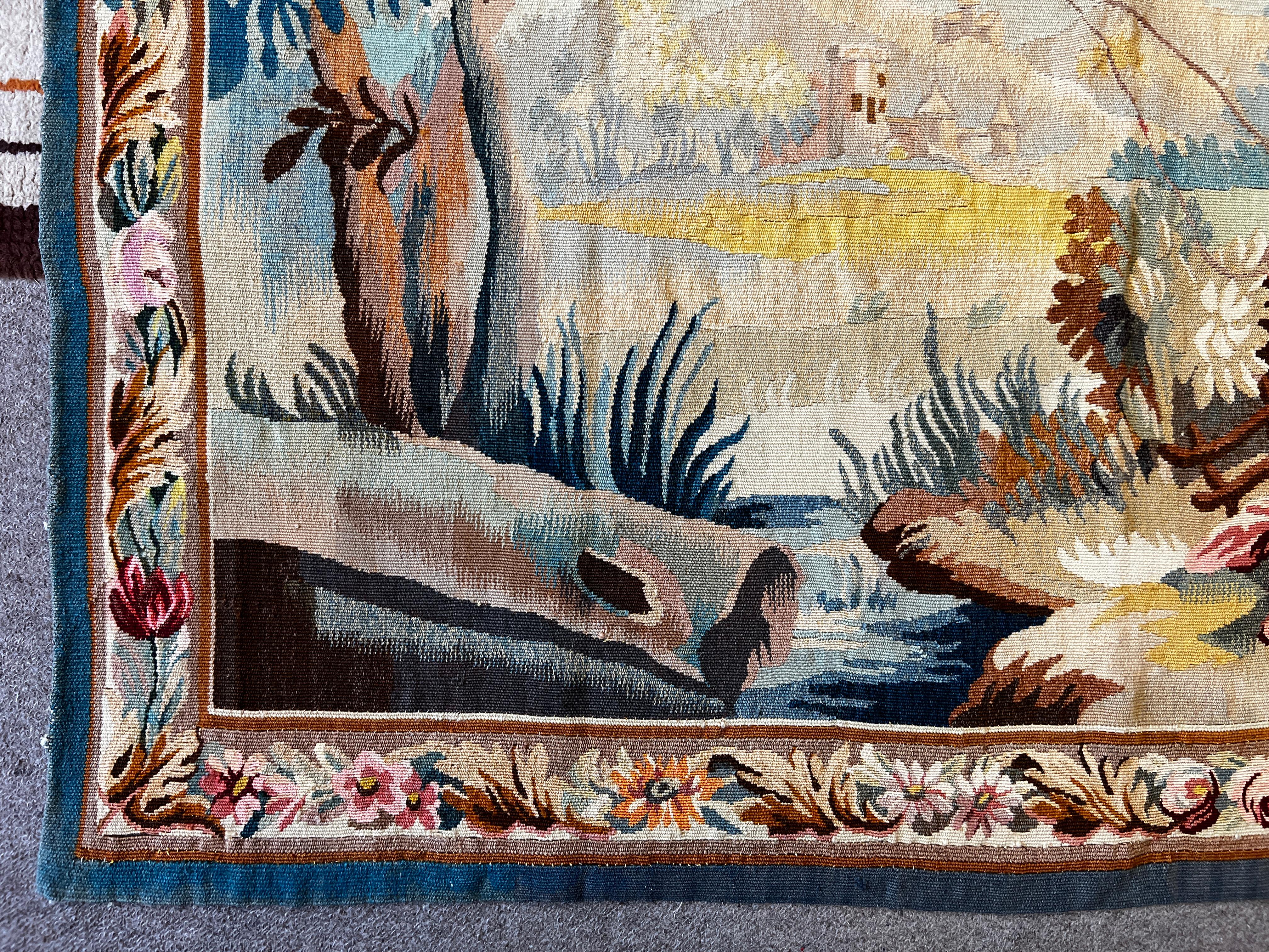 Mid-20th Century 20th Century Aubusson Tapestry 