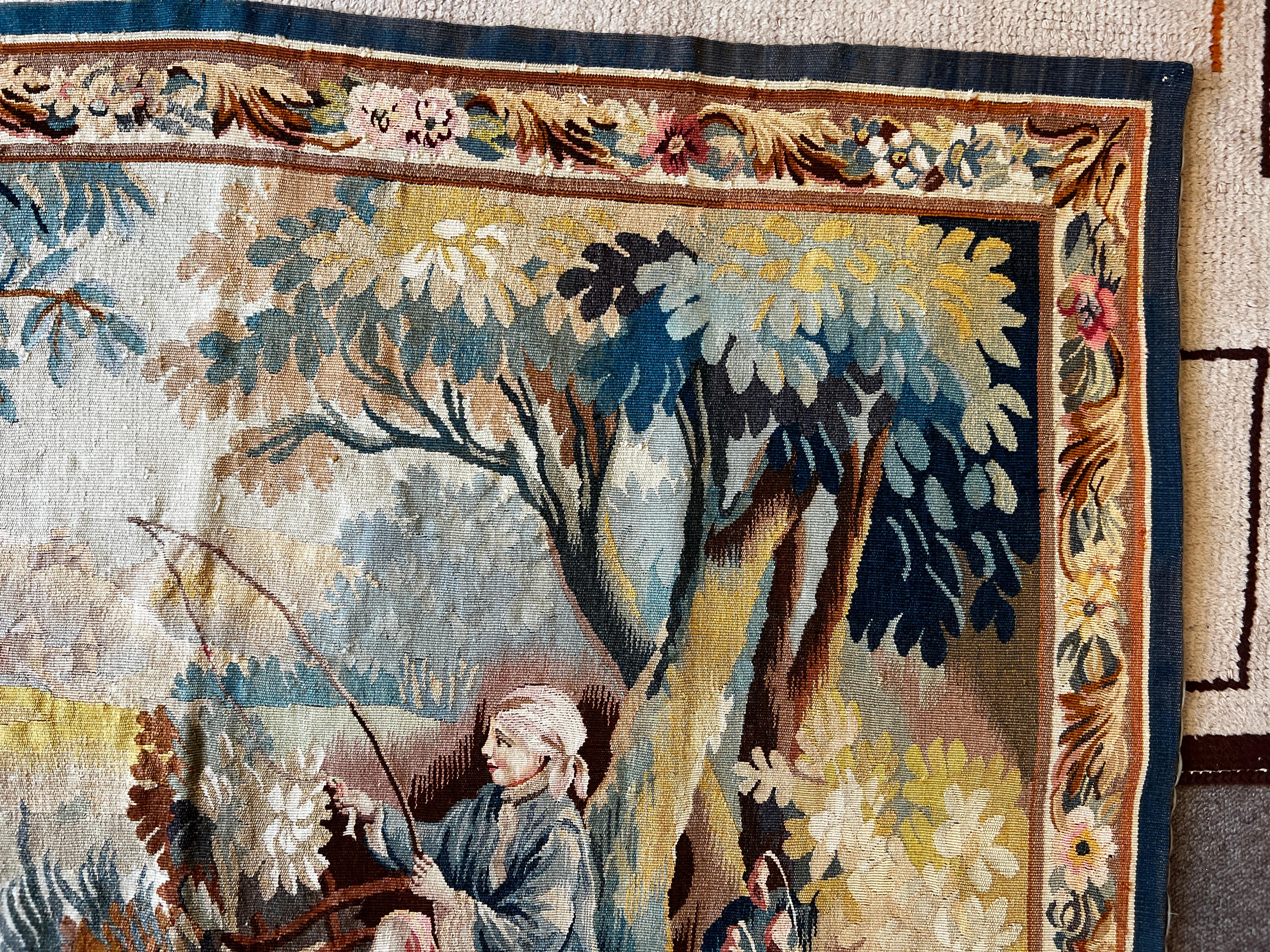 20th Century Aubusson Tapestry 