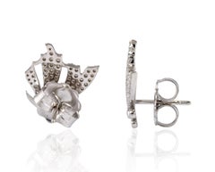 Orecchini con diamante a farfalla da .77 carati