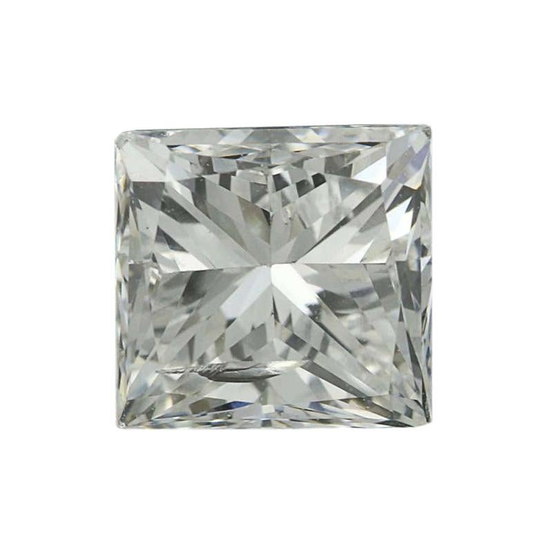 .77 Carat Princess Cut Diamond EGL USA Graded Loose Solitaire For Sale