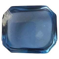 7.7 ct London Blue Topaz 14X12 Cut Cornered Retangular Fantasy Cut
