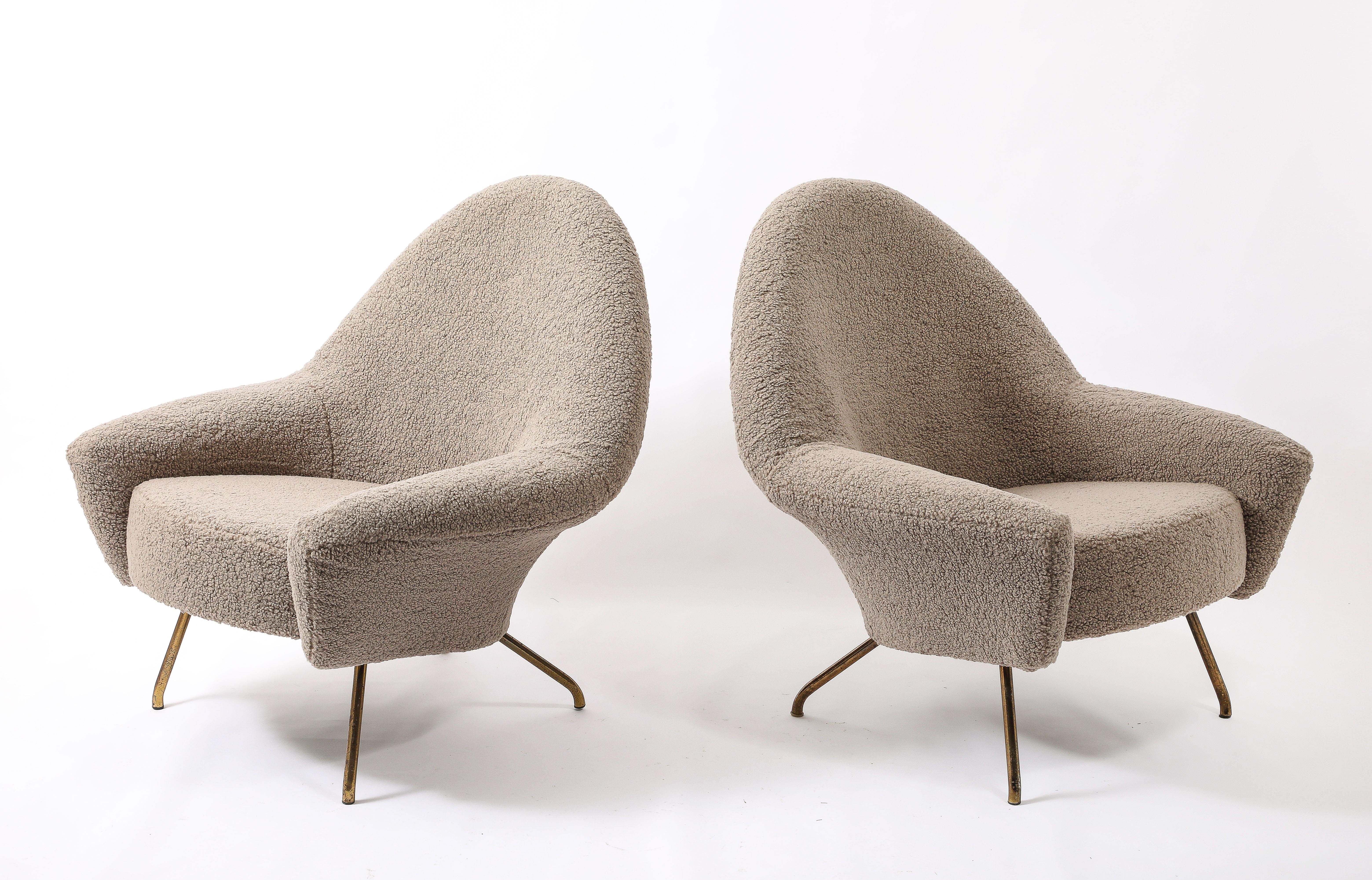 770 Armchairs by J.A Motte for Steiner, France 1950's For Sale 5
