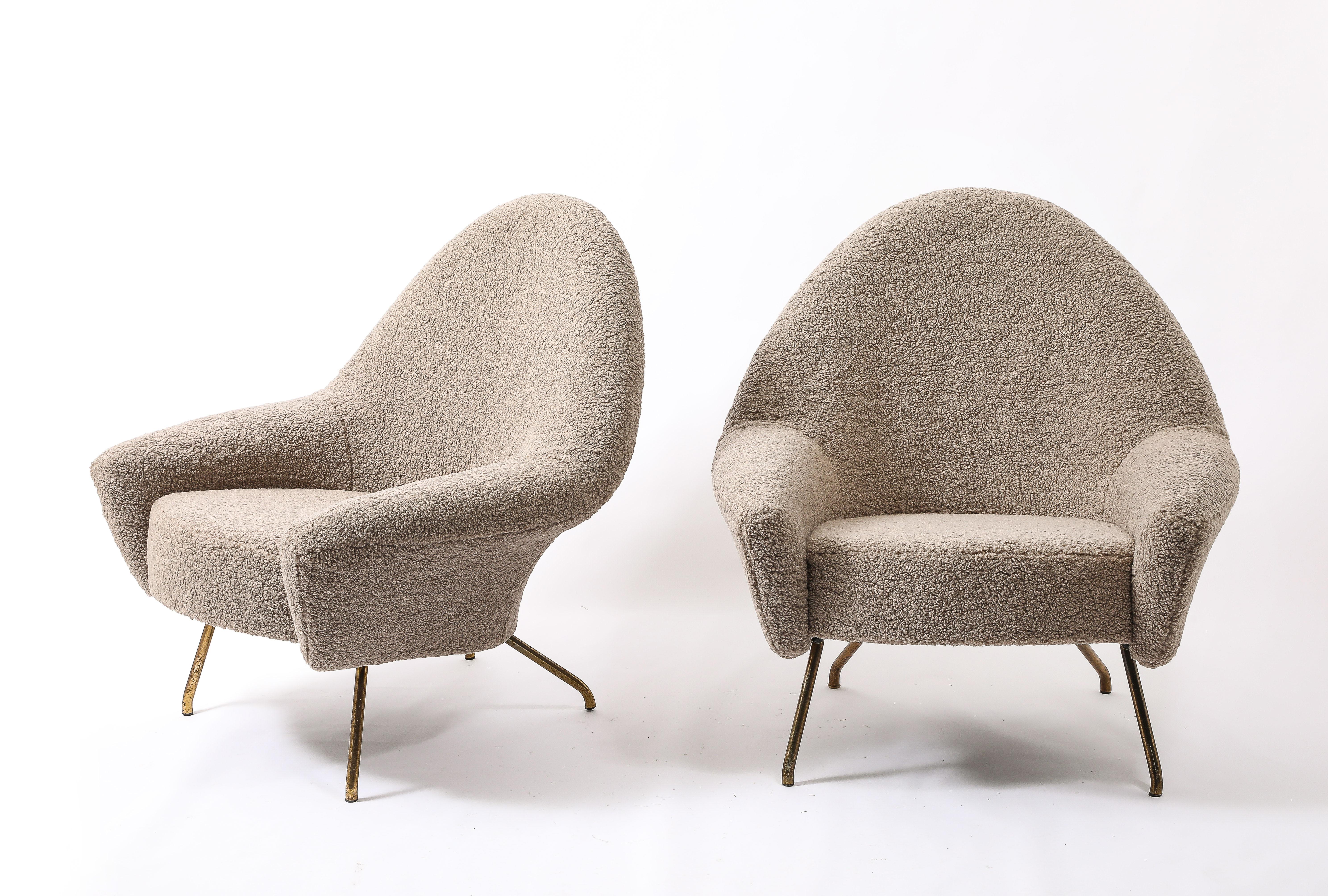 770 Armchairs by J.A Motte for Steiner, France 1950's For Sale 6