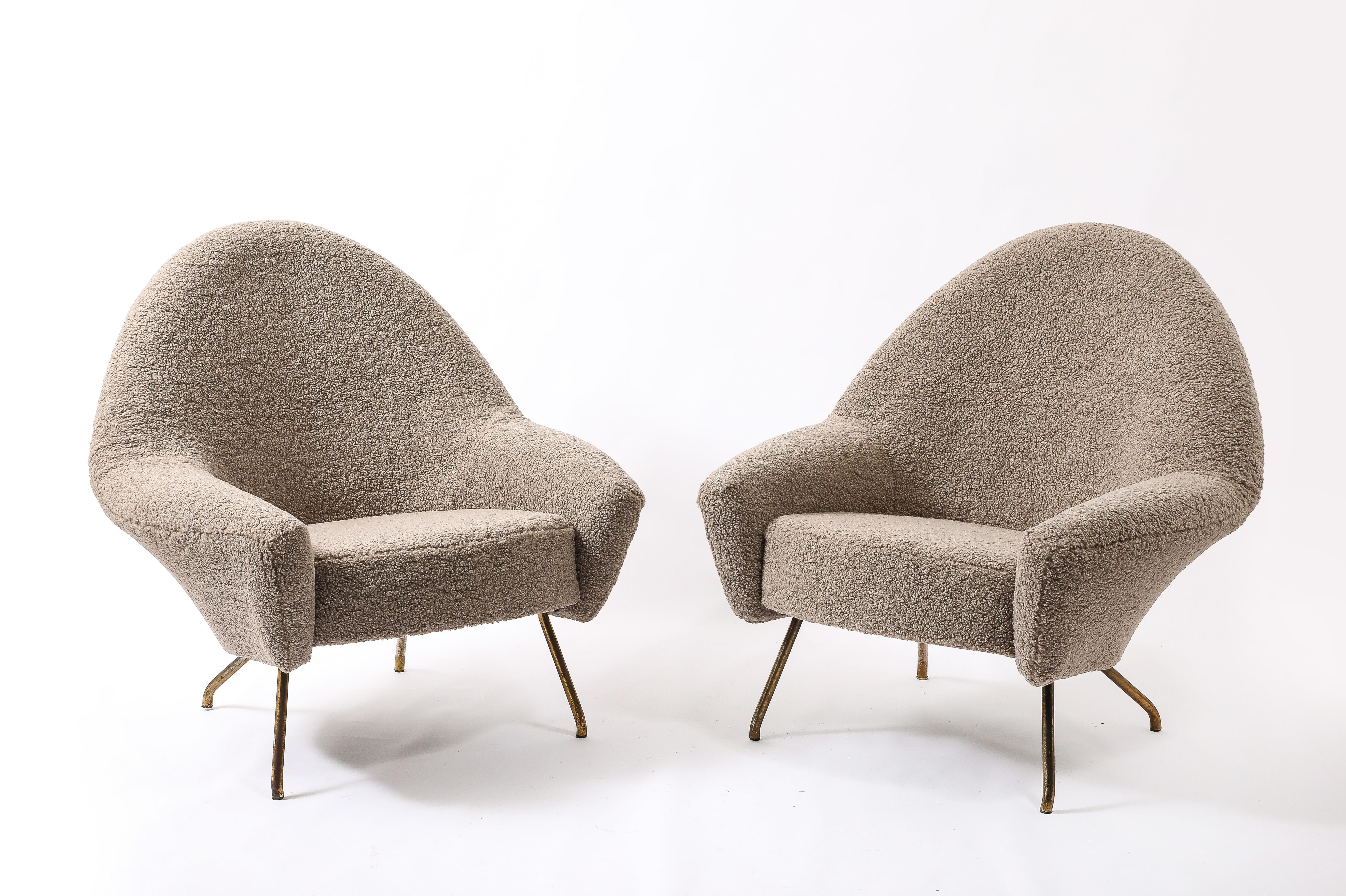 770 Armchairs by J.A Motte for Steiner, France 1950's For Sale 8