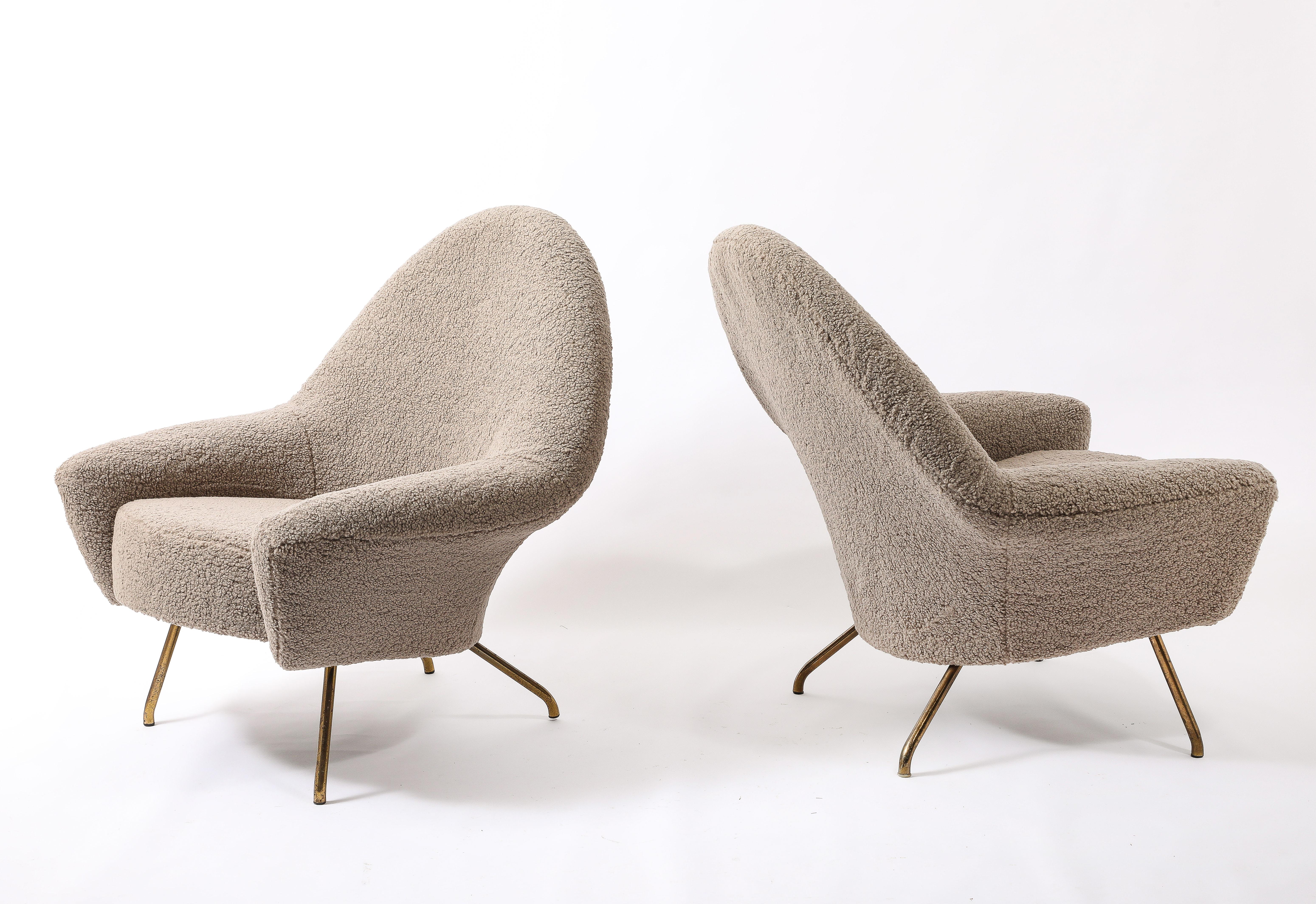 770 Armchairs by J.A Motte for Steiner, France 1950's For Sale 9