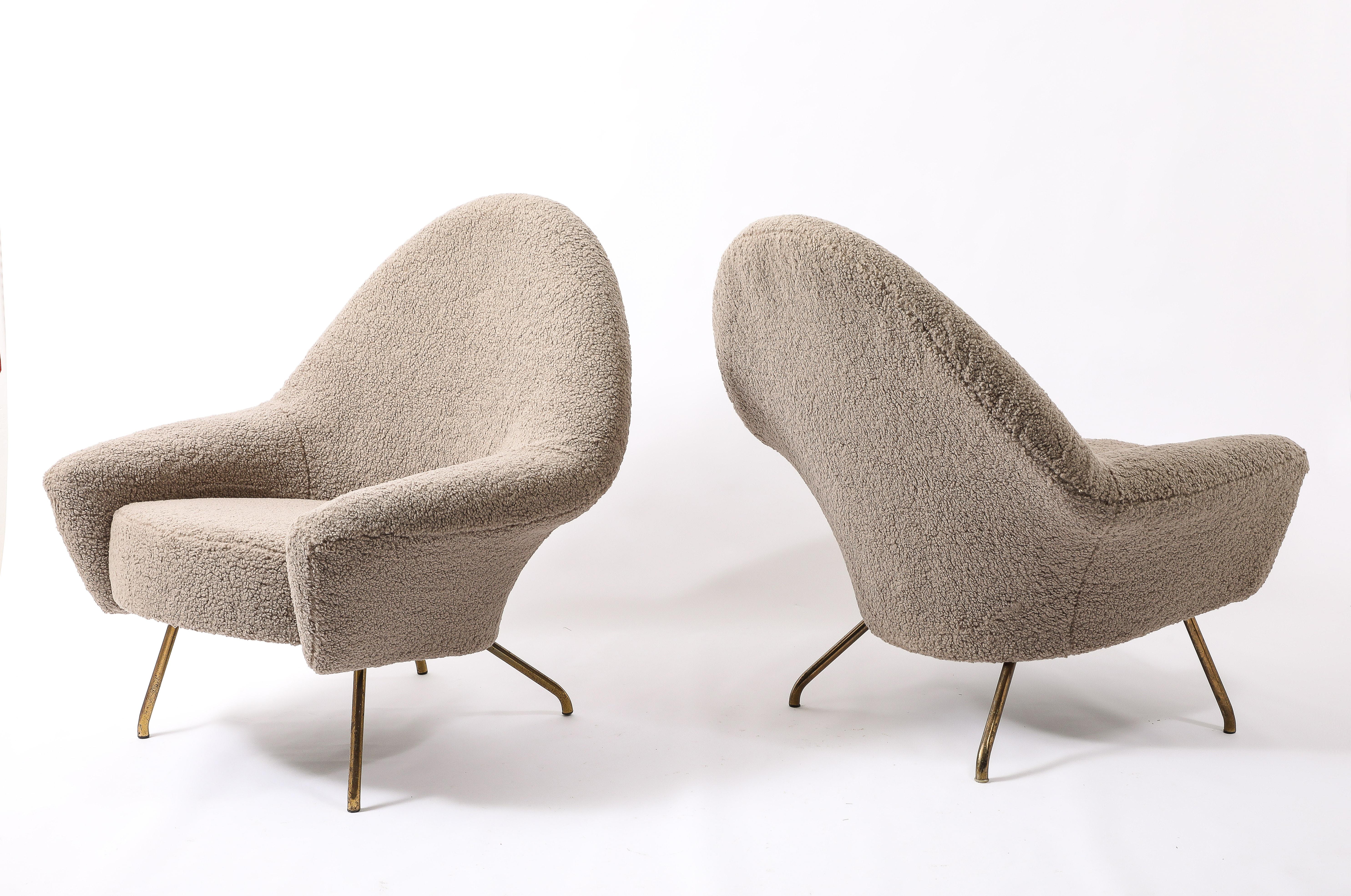 770 Armchairs by J.A Motte for Steiner, France 1950's For Sale 10