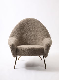 770 Sessel von J.A Motte für Steiner, Frankreich 1950er Jahre