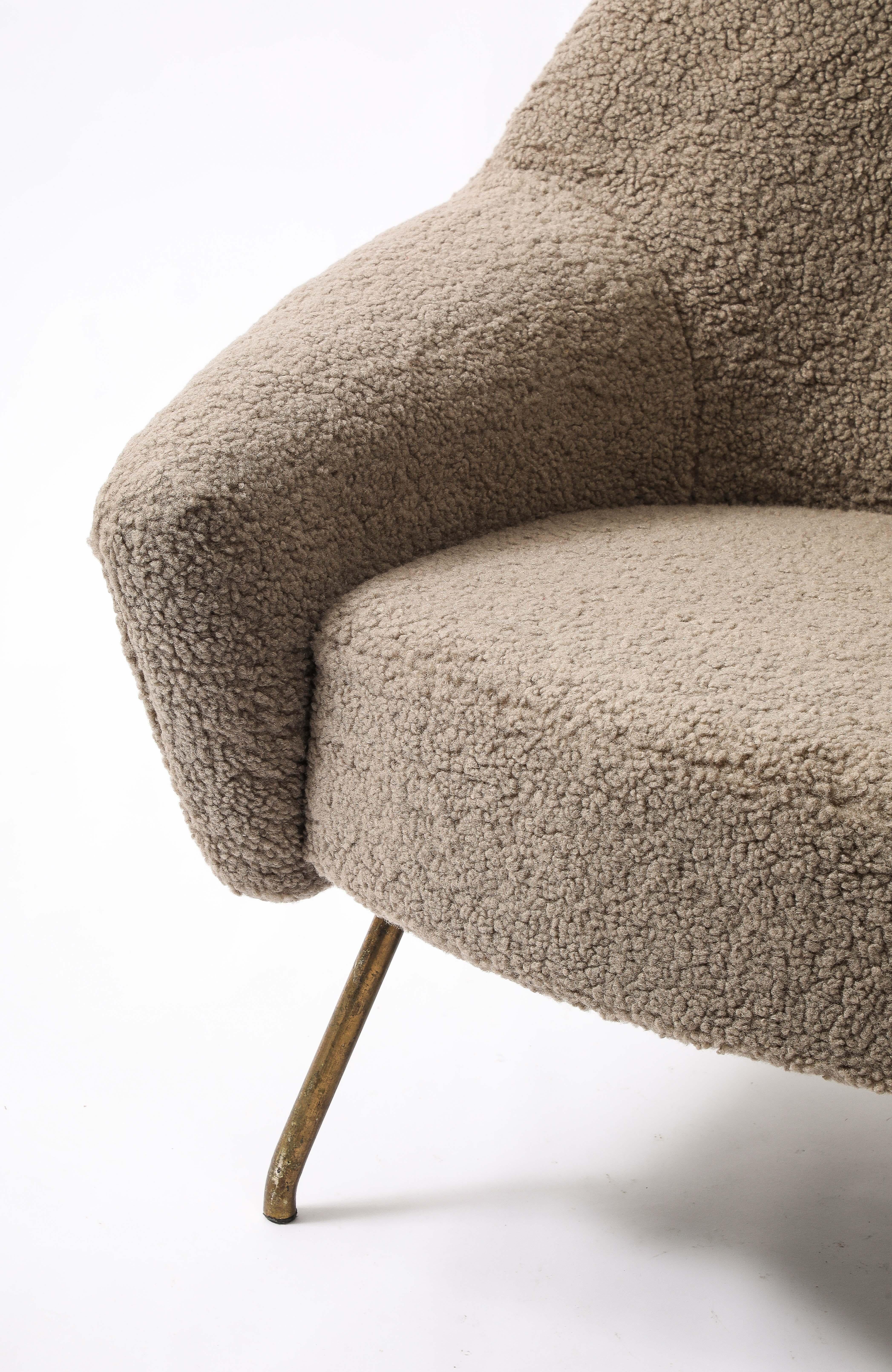 French 770 Armchairs by J.A Motte for Steiner, France 1950's For Sale