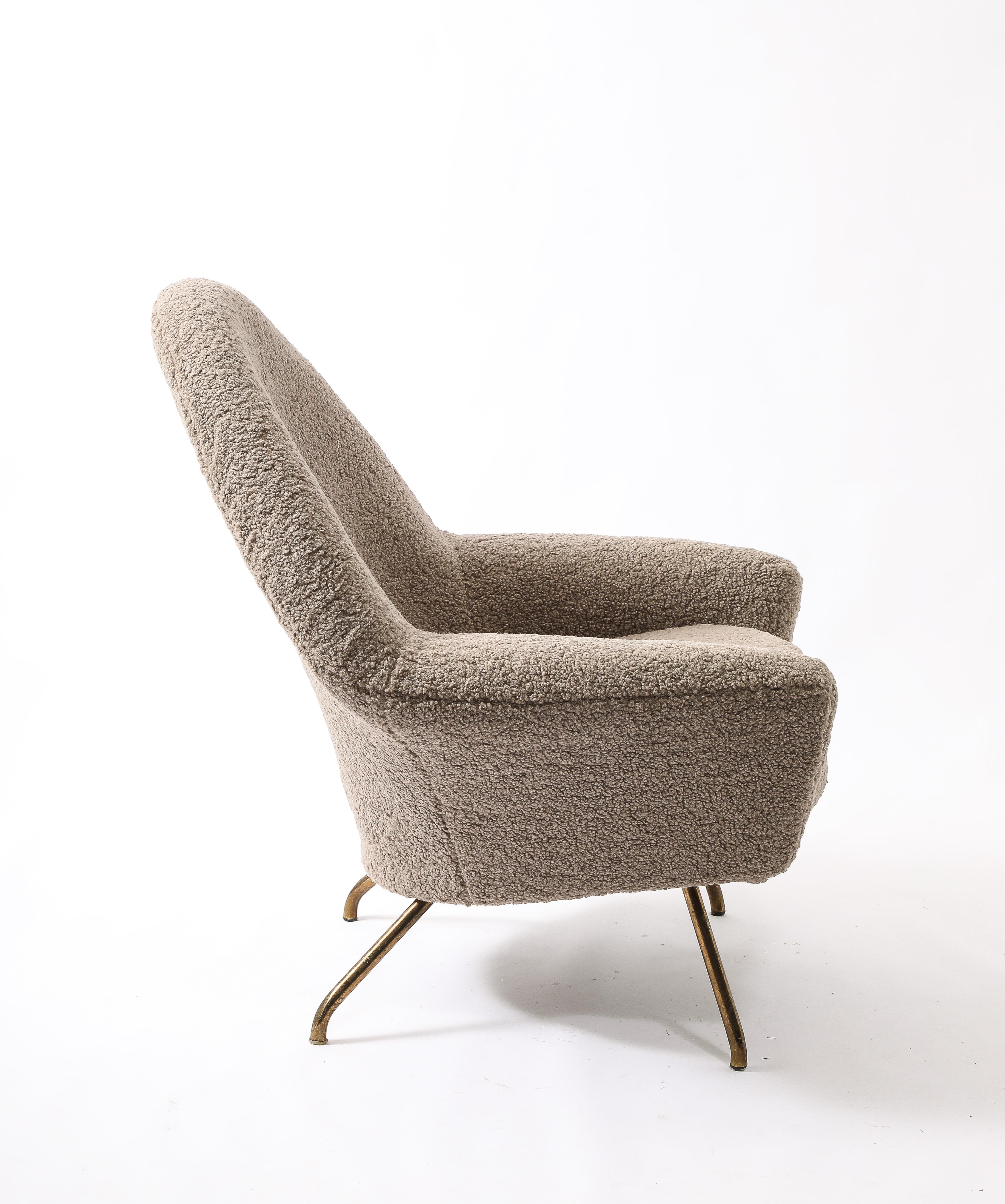 770 Armchairs by J.A Motte for Steiner, France 1950's For Sale 2