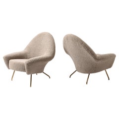770 Armchairs by J.A Motte for Steiner, France 1950's