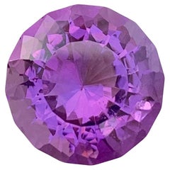 7,70 Karat natürlicher loser Amethyst in runder Form aus brasilianischer Mine