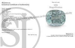 7.73ct Cushion Aquamarine