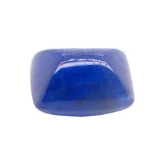 7.74 Carat Sugarloaf-Cut Unheated Burmese Blue Sapphire