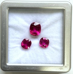7.74 Carats Rubellite Tourmaline CUshion Cut stone For Jewelry Natural gemstone