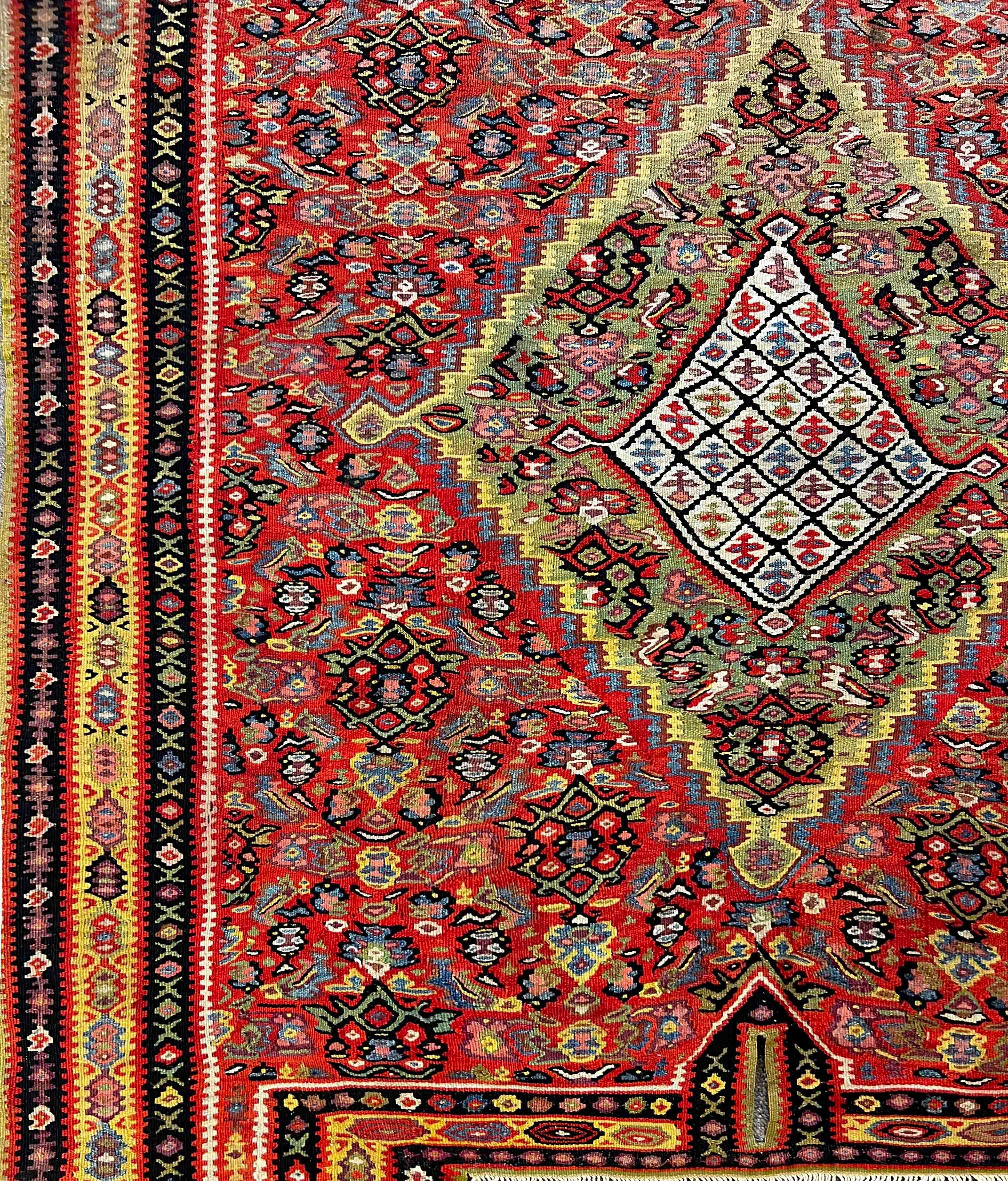 774 - Belle selle de kilim fine et de cheval, 'senneh' en vente 1