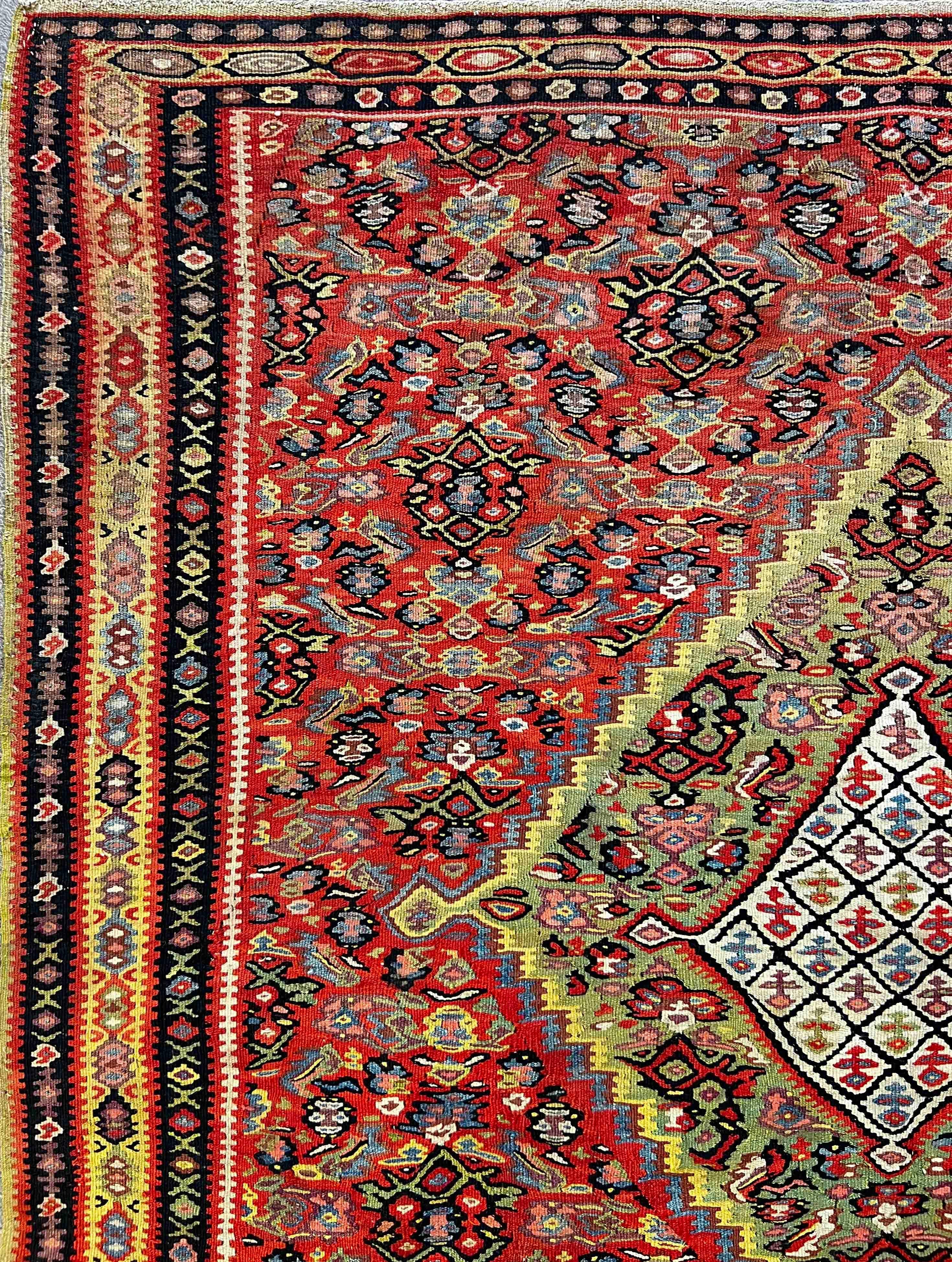 774 - Belle selle de kilim fine et de cheval, 'senneh' en vente 4