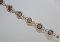 7.75 Carat Women's Diamond Bracelet, 18 Karat Gold