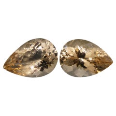 7.76 ct Birne Morganit Paar