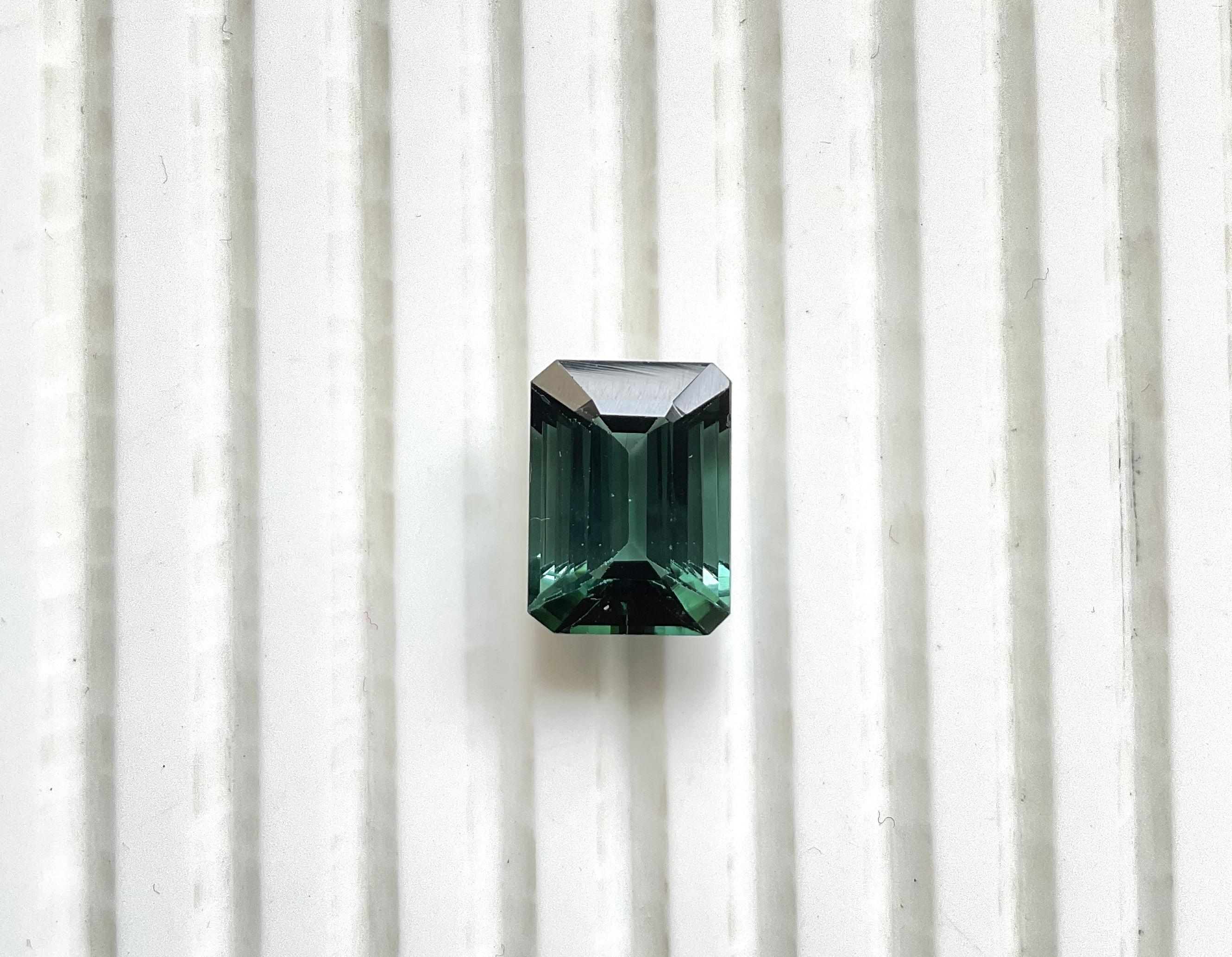 7,77 Karat grüner Turmalin Oktagon Top Qualität geschliffener Stein Natürlicher Edelstein

Edelstein - Turmalin
Gewicht - 7,77 Karat
Größe -  13x10x7.5 mm
Form - Oktagon geschliffener Stein