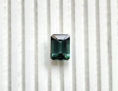 7,77 Karat grüner Turmalin Oktagon Top Qualität geschliffener Stein Natürlicher Edelstein
