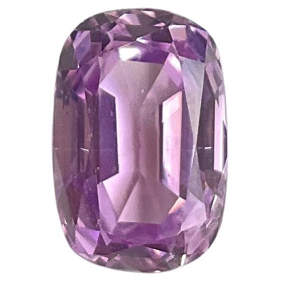 7.77 Carats Pink Kunzite Oval Natural Cut Stone For Fine Gem Jewellery For Sale