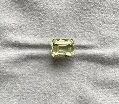 7,78 Karat Gelber Turmalin achteckig Facettenschliff Stein Top Qualität Natürlicher Edelstein