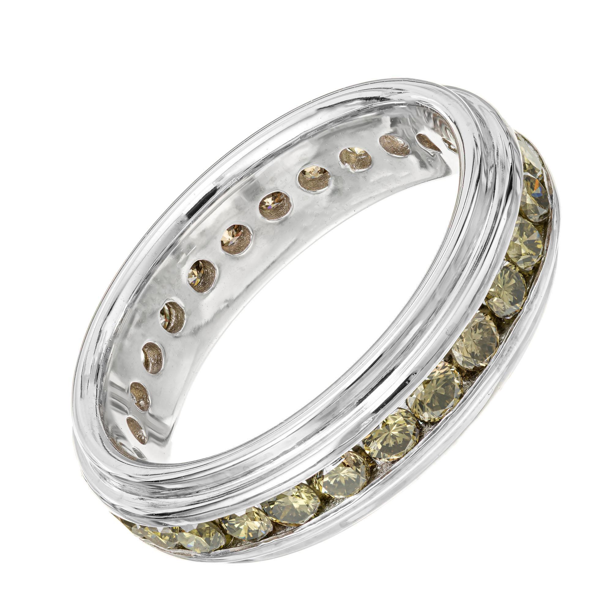 colored eternity bands